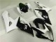 Weiß Schwarz GSXR 1000 K5 2005-2006 Verkleidungen Weiß Schwarz GSXR 1000 K5 2005-2006 Verkleidungen