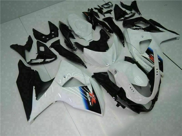 Weiß Schwarz GSXR 1000 K9 2009-2016 Vollverkleidung Weiß Schwarz GSXR 1000 K9 2009-2016 Vollverkleidung