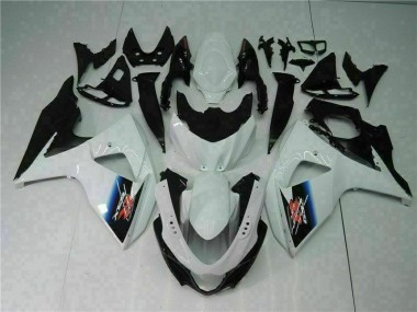 Weiß Schwarz GSXR 1000 K9 2009-2016 Vollverkleidung