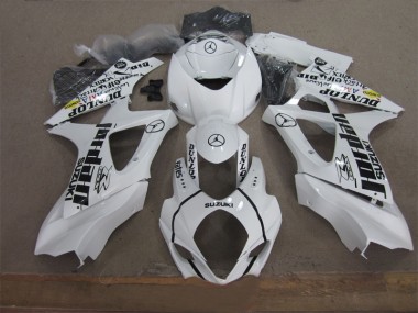 Weiß Schwarz Jordan GSXR 1000 K7 2007-2008 Verkleidungen