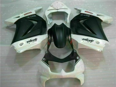 Weiß Schwarz Ninja 3M EX250 2008-2012 Verkleidungen