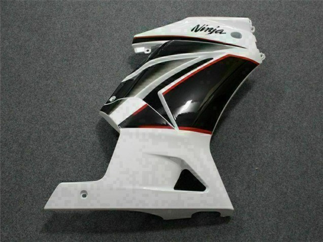 Weiß Schwarz Ninja EX250 2008-2012 Verkleidung Weiß Schwarz Ninja EX250 2008-2012 Verkleidung