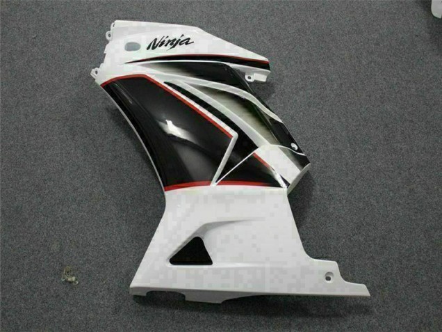 Weiß Schwarz Ninja EX250 2008-2012 Verkleidung Weiß Schwarz Ninja EX250 2008-2012 Verkleidung
