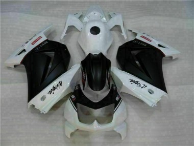 Weiß Schwarz Ninja EX250 2008-2012 Verkleidungen