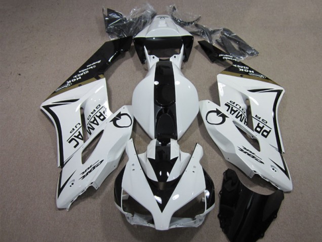 Weiß Schwarz PRAMAC CBR 1000 RR 2004-2005 Verkleidungen Weiß Schwarz PRAMAC CBR 1000 RR 2004-2005 Verkleidungen