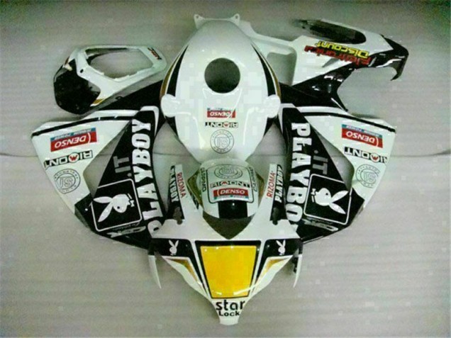 Weiß Schwarz Playboy CBR 1000 RR 2008-2011 Verkleidung Weiß Schwarz Playboy CBR 1000 RR 2008-2011 Verkleidung