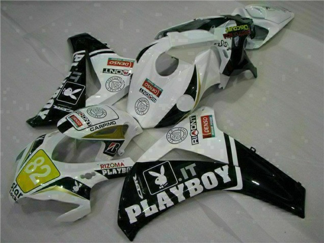 Weiß Schwarz Playboy CBR 1000 RR 2008-2011 Verkleidungen Weiß Schwarz Playboy CBR 1000 RR 2008-2011 Verkleidungen