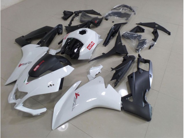 Weiß Schwarz RS4 50 125 2011-2018 Verkleidungen Weiß Schwarz RS4 50 125 2011-2018 Verkleidungen