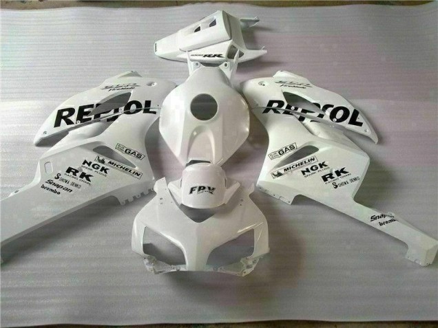 Weiß Schwarz Repsol CBR 1000 RR 2004-2005 Verkleidungen Weiß Schwarz Repsol CBR 1000 RR 2004-2005 Verkleidungen