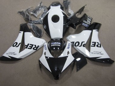 Weiß Schwarz Repsol CBR 1000 RR 2008-2011 Verkleidungen