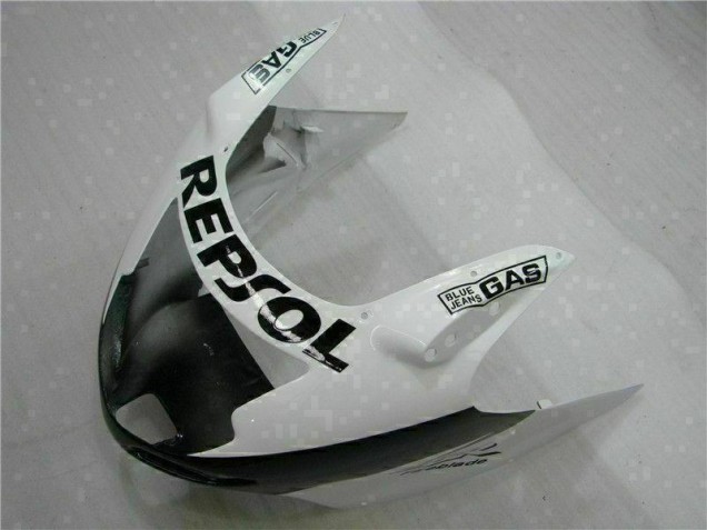 Weiß Schwarz Repsol CBR 1100 XX 1996-2007 Verkleidungen Weiß Schwarz Repsol CBR 1100 XX 1996-2007 Verkleidungen