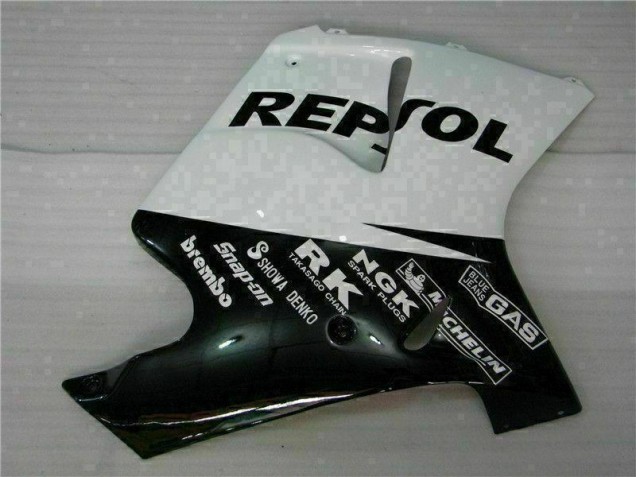 Weiß Schwarz Repsol CBR 1100 XX 1996-2007 Verkleidungen Weiß Schwarz Repsol CBR 1100 XX 1996-2007 Verkleidungen