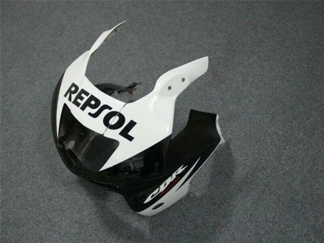 Weiß Schwarz Repsol CBR 600 F3 1995-1998 Verkleidungen Weiß Schwarz Repsol CBR 600 F3 1995-1998 Verkleidungen