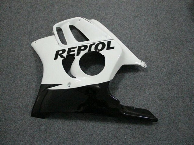 Weiß Schwarz Repsol CBR 600 F3 1995-1998 Verkleidungen Weiß Schwarz Repsol CBR 600 F3 1995-1998 Verkleidungen