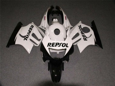 Weiß Schwarz Repsol CBR 600 F3 1995-1998 Verkleidungen