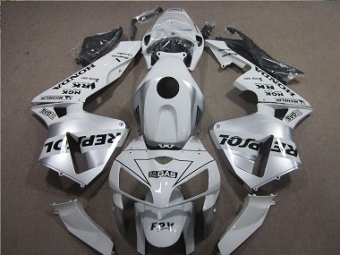 Weiß Schwarz Repsol CBR 600 RR 2005-2006 Verkleidung