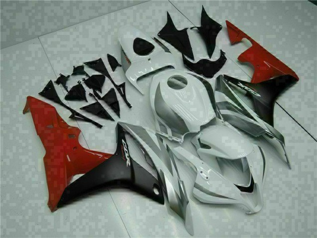Weiß Schwarz Rot CBR 600 RR 2007-2008 Vollverkleidung Weiß Schwarz Rot CBR 600 RR 2007-2008 Vollverkleidung