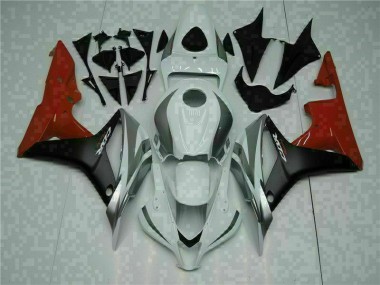 Weiß Schwarz Rot CBR 600 RR 2007-2008 Vollverkleidung