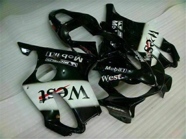 Weiß Schwarz West CBR 600 F4i 2001-2003 Verkleidungen Weiß Schwarz West CBR 600 F4i 2001-2003 Verkleidungen