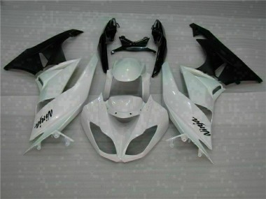 Weiß Schwarz ZX6R 2009-2012 Verkleidung