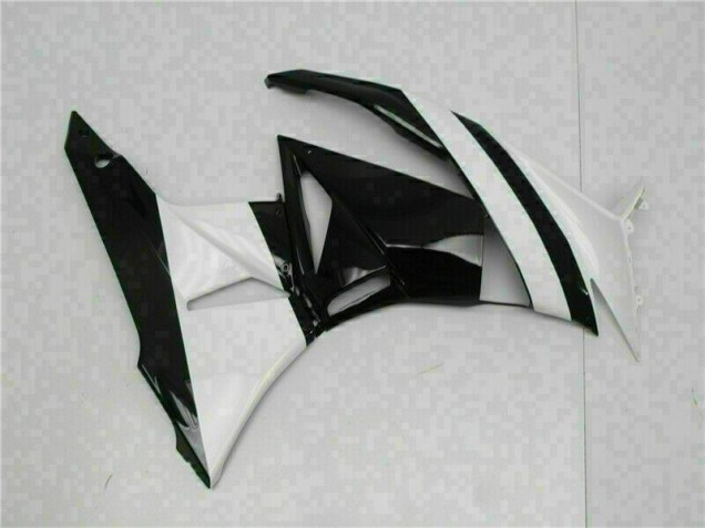 Weiß Schwarz ZX6R 2009-2012 Verkleidungen
