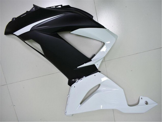 Weiß Schwarz ZX6R 2013-2018 Verkleidung Weiß Schwarz ZX6R 2013-2018 Verkleidung