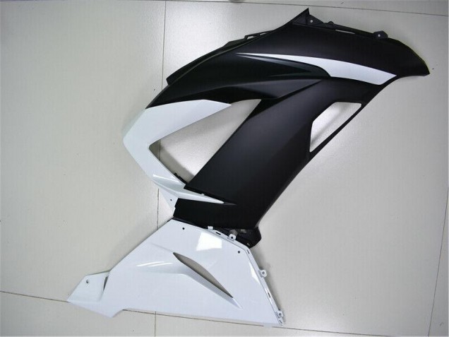 Weiß Schwarz ZX6R 2013-2018 Verkleidung Weiß Schwarz ZX6R 2013-2018 Verkleidung