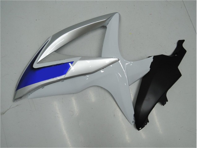 Weiß Silber Blau GSXR 600 / 750 K8 2008-2010 Verkleidungen Weiß Silber Blau GSXR 600 / 750 K8 2008-2010 Verkleidungen
