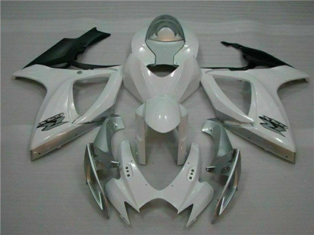 Weiß Silber GSXR 600 / 750 K6 2006-2007 Verkleidungen & Plastik Weiß Silber GSXR 600 / 750 K6 2006-2007 Verkleidungen & Plastik