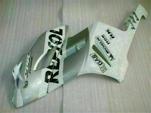 Weiß Silber Repsol CBR 1000 RR 2004-2005 Verkleidungen Weiß Silber Repsol CBR 1000 RR 2004-2005 Verkleidungen