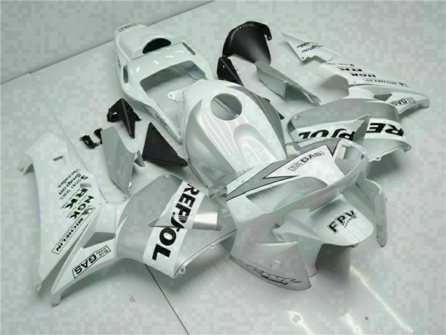 Weiß Silber Repsol CBR 600 RR 2003-2004 Verkleidungen Weiß Silber Repsol CBR 600 RR 2003-2004 Verkleidungen