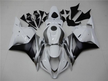 Weiß Silber Schwarz CBR 600 RR 2009-2012 Verkleidungen