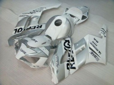 Weiß Silber Schwarz Repsol CBR 1000 RR 2004-2005 Verkleidung