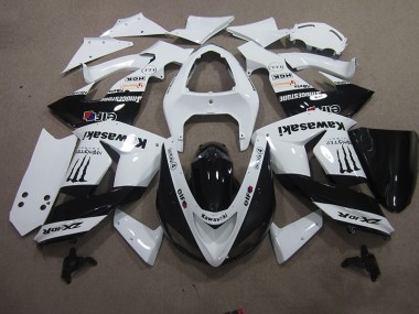 Weiß Touch4 Monster ZX10R 2006-2007 Verkleidungen