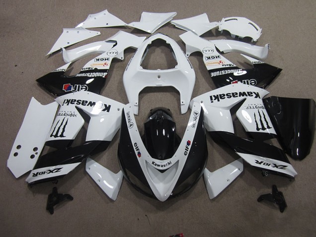 Weiß Touch4 Monster ZX10R 2006-2007 Verkleidungen