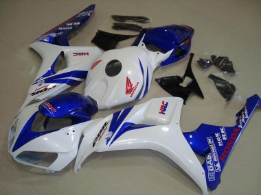 Weiß Und Blau CBR 1000 RR 2006-2007 Verkleidungen