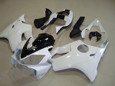 Weiß mit Schwarz Streifen CBR 600 F4i 2001-2003 Verkleidungen